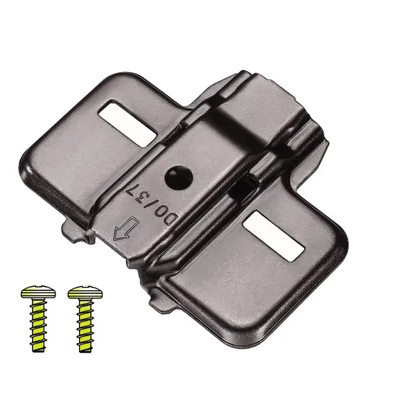 Монтажная планка петли T-type Noir F3 мм крест. с винтами 4,5x15 мм арт.700-0NE3-068-00