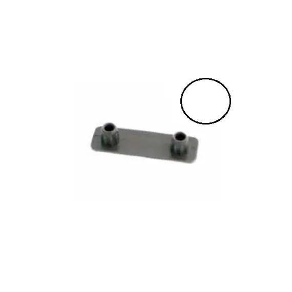 Подпятник двойной 8 мм, белый арт.160.2000.01