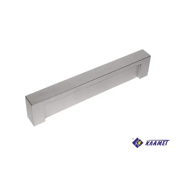 Ручка квадратная Кламет РК 96, 96 мм, хром матовый