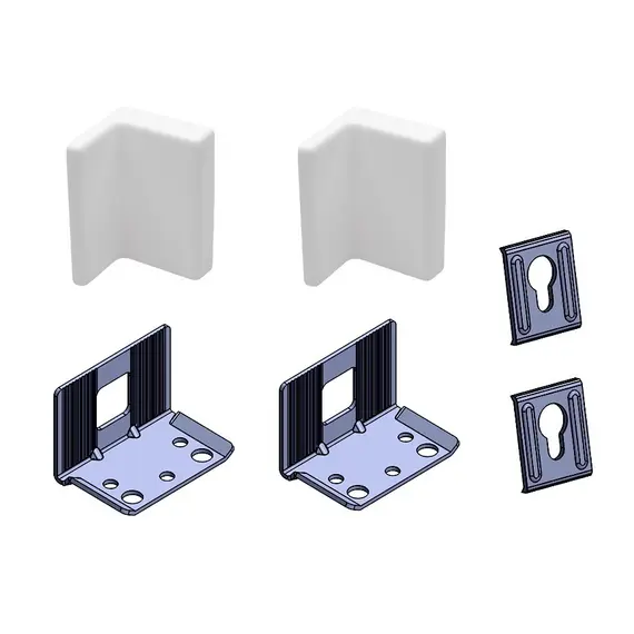 Навес мебельный, белый, индив.упаковка (2 компл) арт.345.B3.01.P2