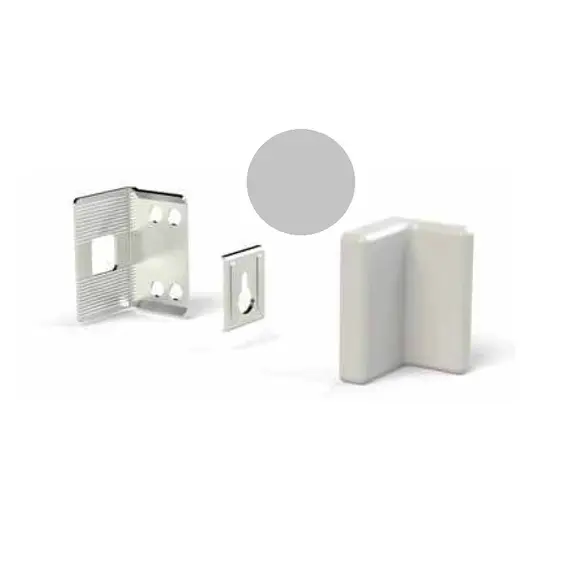 Навес шкафа без винтов серый, промупаковка арт.145.0099.06 - 1