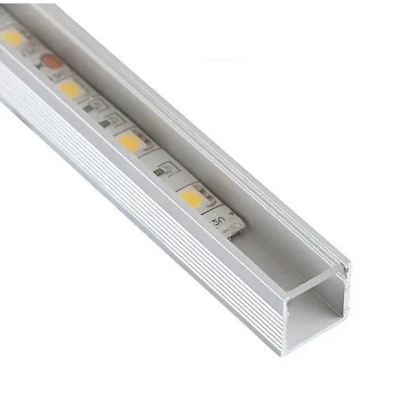 Профиль для LED ленты PROFIL LINE 1 м, алюм, прозрачный рассеиватель арт.PROFIL-LINE-TR-1M-W