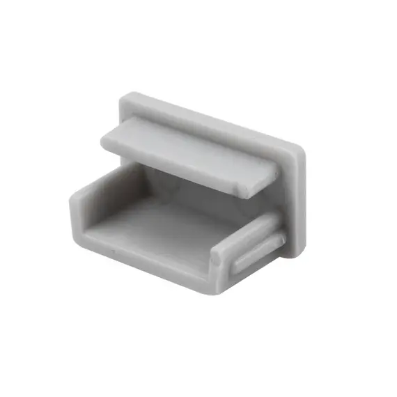 Заглушка для PROFIL LINE MINI, серая арт.OP2-ZASL-7X14-SZ