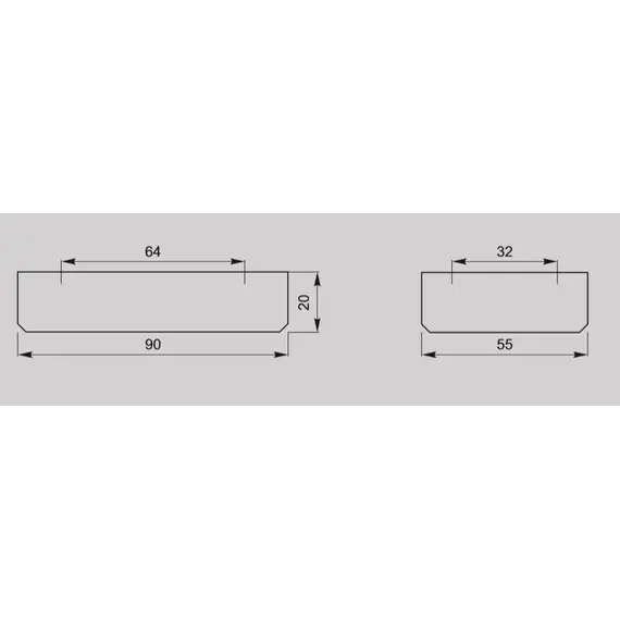 Рег. ножка-опора Н-019 020 St светлый (ТЗ) - 1