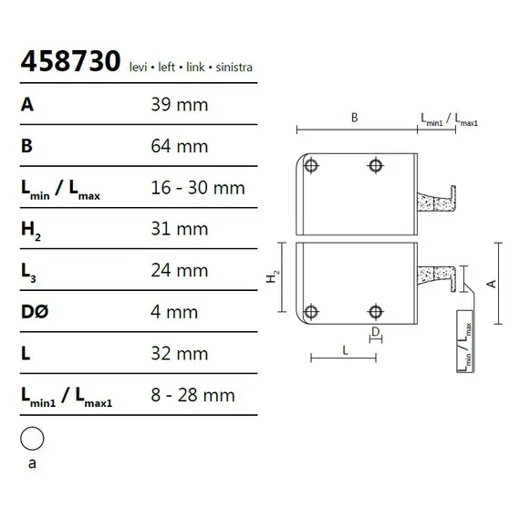 Навес шкафа (белый) арт.458730.A - 1