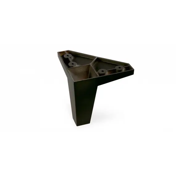 Опора мебельная нерегулируемая X-041 100 черный RAL 9005 матовый