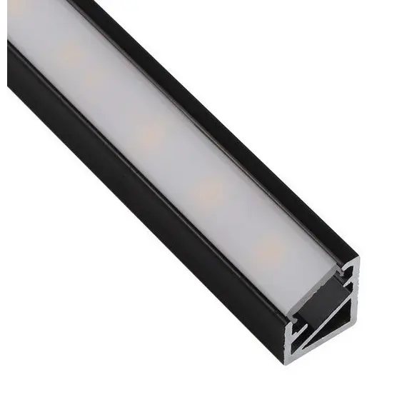Профиль для LED ленты PROFIL TRI-LINE MINI 2 м черный, молочный рассеиватель арт.PROFIL-MN-3LM-ML-2C