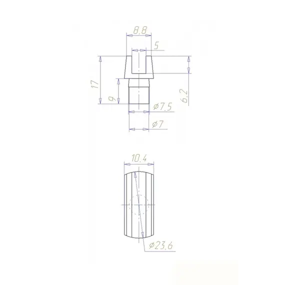 Стеклодержатель вишня - 1