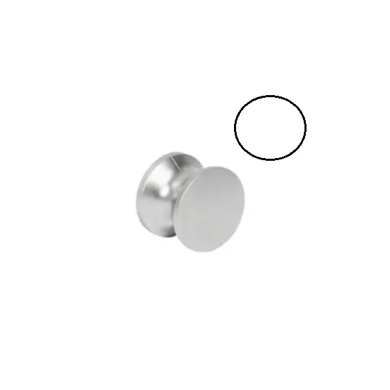 Ручка-кнопка для замка Push Lock/ Push Esp Lock, белый арт.981-4862-350