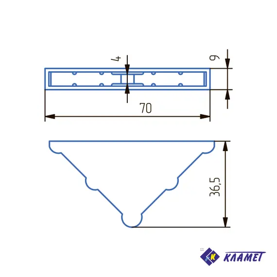 Уголок упаковочный 4 мм - 1