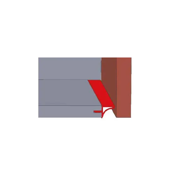 Ручка-профиль для верхних корпусов 18*20 мм (серый) арт.682570.S - 1