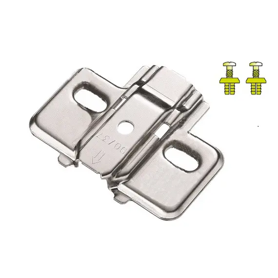 Монтажная планка петли Titus T-type F3 мм крест. с дюбелем 5x10,5 мм. Арт: 700-0NF3-650-00