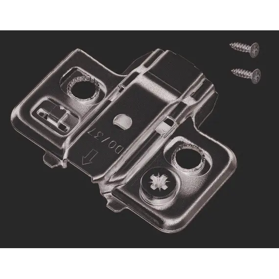 Монтажная планка петли T-type F3 мм крест., регул. эксцентрик, саморезы 4х15 мм Арт: 700-0KA3-650-00 - 7