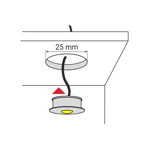 Светильник светодиодный Primus арт.PRIMUS-1W-CH-30K-MIN - 2
