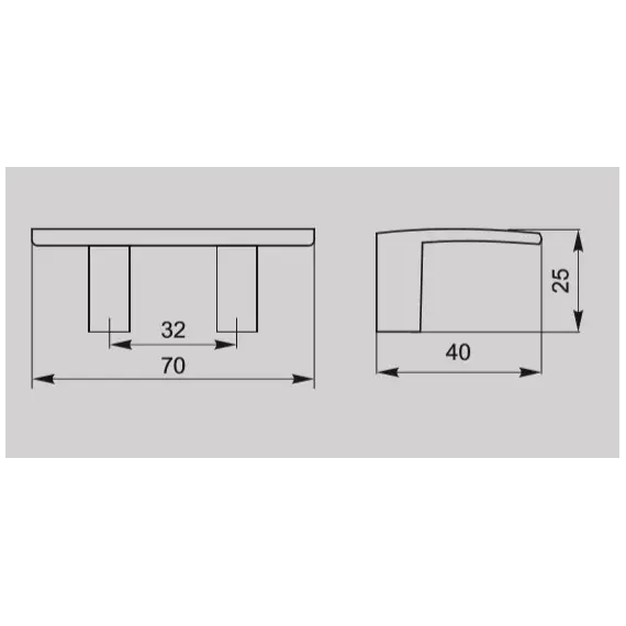 Ручка кнопка для мебели Валмакс FM-054 032 Cr, 32 мм, хром глянцевый (ТЗ). - 1
