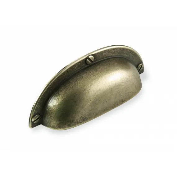 Ручка ракушка для мебели Валмакс FM-117 064, 64 мм, бронза полированная