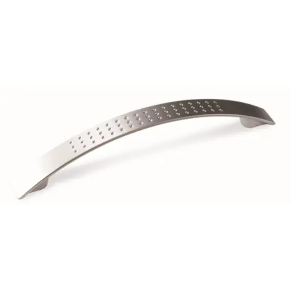 Ручка скоба для мебели Валмакс FS-051 128 St, 128 мм, сатин светлый.