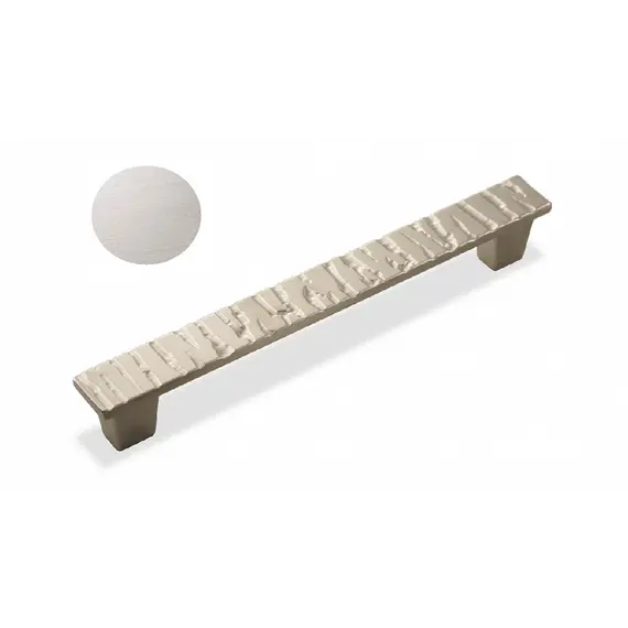 Ручка скоба для мебели Sagittario FS-111 128, 128 мм, сталь шлифованная.