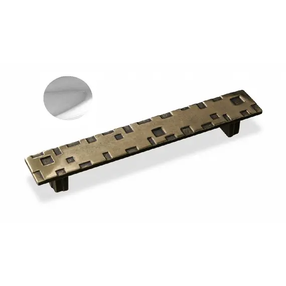 Ручка скоба для мебели Sagittario FS-112 128 Cr, 128 мм, хром глянцевый.