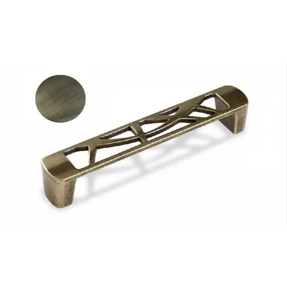 Ручка скоба для мебели Sagittario FS-116 128, 128 мм, бронза шлифованная.