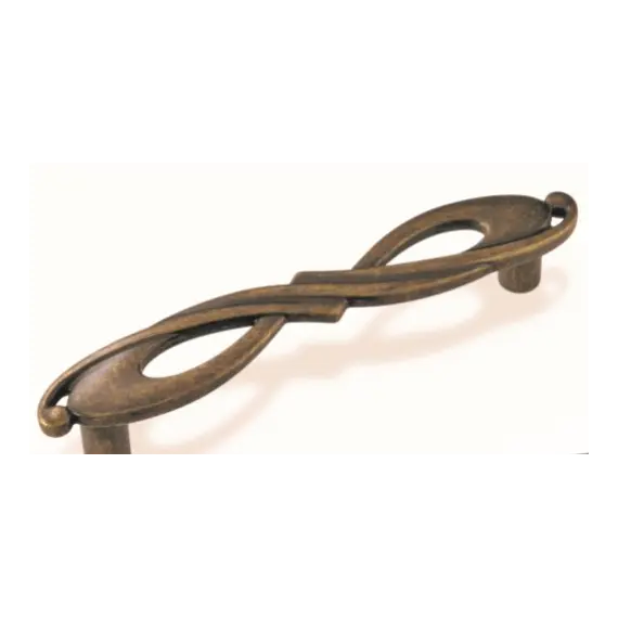 Ручка скоба для мебели Sagittario FS-140 096, 96 мм, бронза старая (ТЗ).