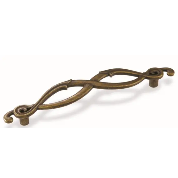 Ручка скоба для мебели Валмакс FS-188 128, 128 мм, бронза старая (ТЗ).