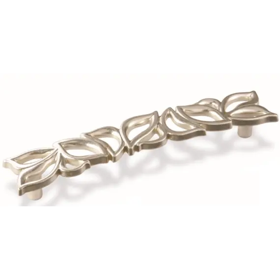 Ручка скоба для мебели Валмакс FS-189 128, 128 мм, серебро венецианское (ТЗ).