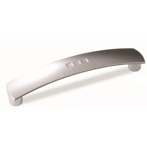 Ручка скоба для мебели Валмакс FS-035 128 St, 128 мм, сатин светлый.