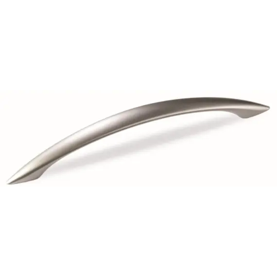 Ручка скоба для мебели Валмакс FS-060 128 St, 128 мм, сатин светлый (ТЗ).