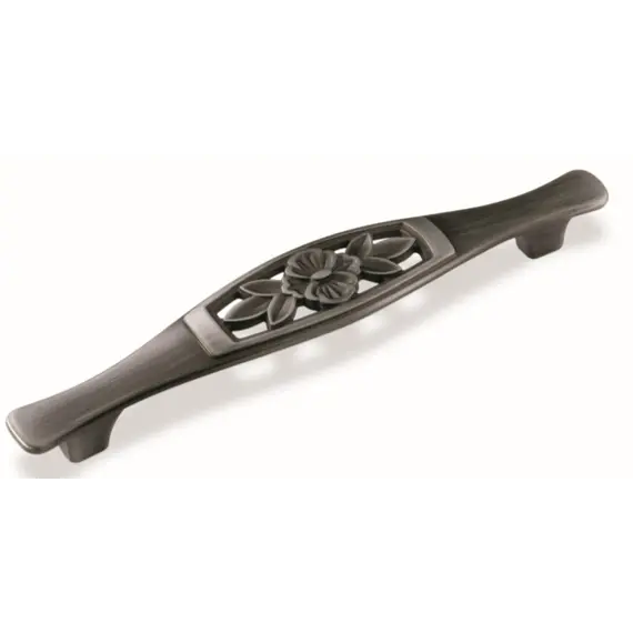 Ручка скоба для мебели Sagittario FS-129 128, 128 мм, олово шлифованное (ТЗ).