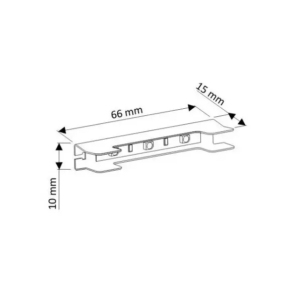 Подсветка торцевая голубая (4 светильника) Арт.2363 (ZZ-KLIP-LED-4PNI-M0S) - 2