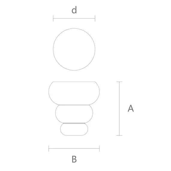 Точеная мебельная ножка MN-095 арт.MN-095-02 - 1
