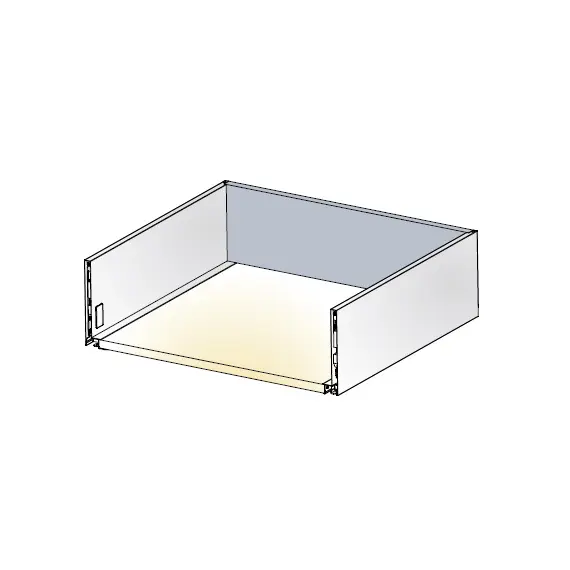 Стенка задняя стальная для ящиков Tekform Slimline DW182 800мм, панель 16 мм, белый арт.655-7H06-150-00 - 1