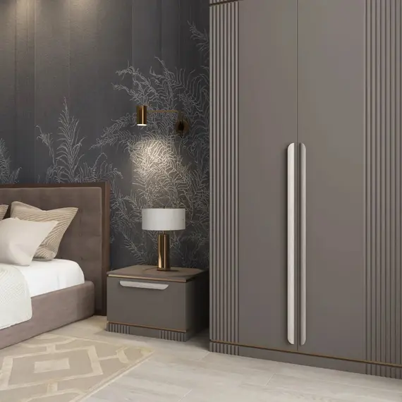 Ручка мебельная 600x35x23x512 мм, Дуб, Престиж Прозрачный арт.Wave HL-006M-tr-512 - 2