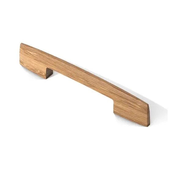 Ручка мебельная 200х14х36х128 мм, Дуб, Престиж Прозрачный арт.Lagom HL-003M-tr-128