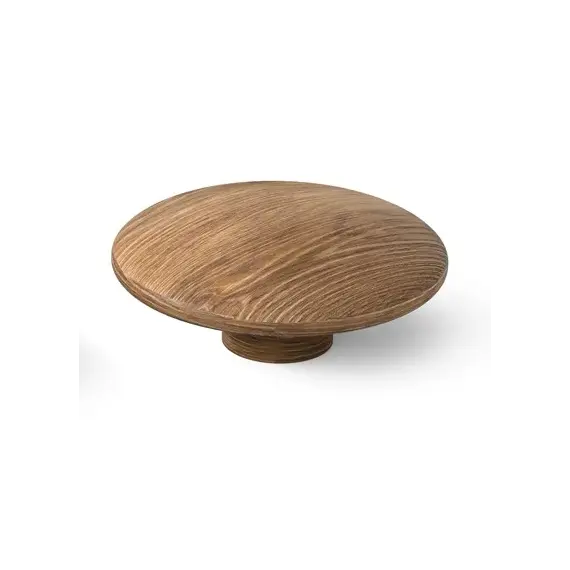 Ручка мебельная 74x29x25 мм, Дуб, Престиж Прозрачный арт.Button HL-036M-tr-d74