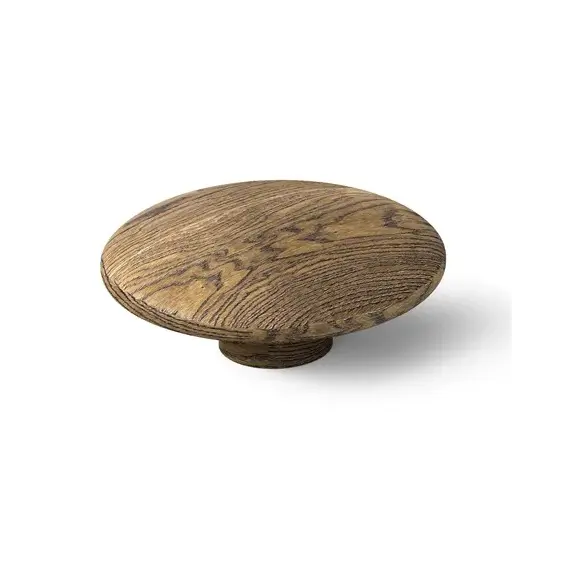 Ручка мебельная 53x27x18 мм, Дуб, Престиж Коричневый арт.Button HL-036M-br-d53