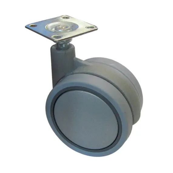 Опора колесная D100 мм с пластиной 60*60 мм Sirio арт.1180.102M.96