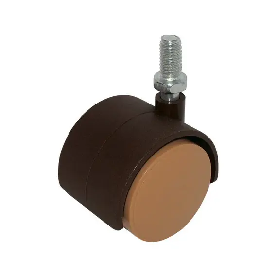 Опора колесная ОК40 мм  со штырем бежевая