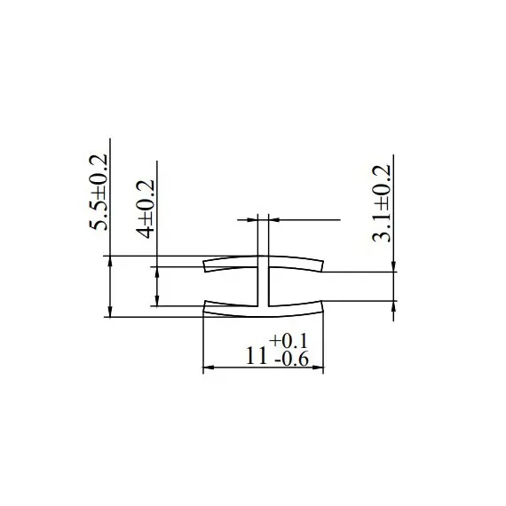 Соединитель ДВП, 11 мм, венге, 2 м арт.11.2000.венге - 2