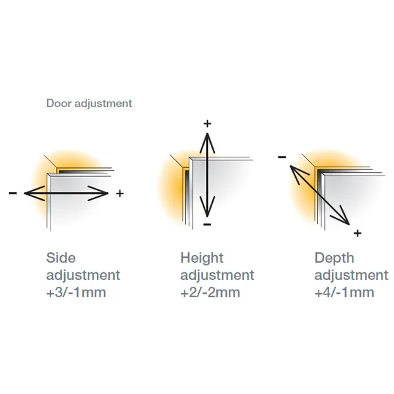 Петля 110/45/5 T-type Glissando с доводчиком установка без инструментов PressTo арт.701-0BT6-054 - 11