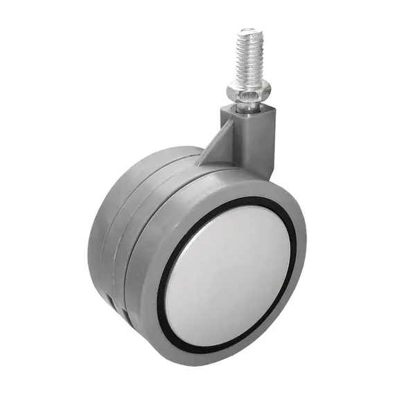 Опора колесная ОК60мм со штыр М8 м/х(ОКП61М.Х)