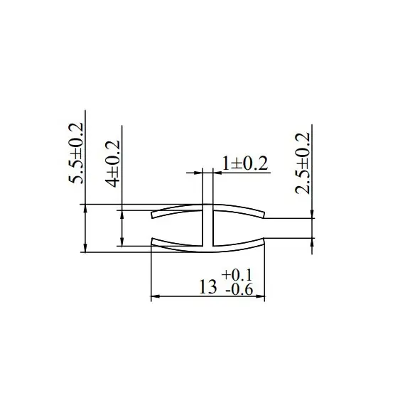 Соединитель ДВП, 13 мм, белый, 2,4 м арт.13.2400.белый - 1