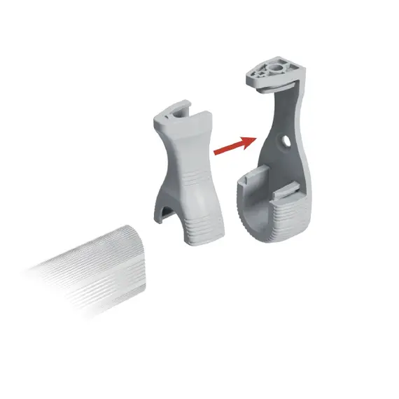 Штангодержатель, пластик, крепление к стене арт.RT30PGA - 1