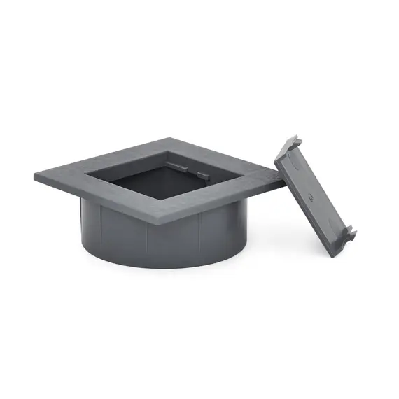 Заглушка кабель-канала, серый арт.ЗК-С - 2