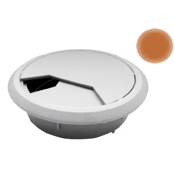 Кабель канал круглый Кламет D60 мм бук.