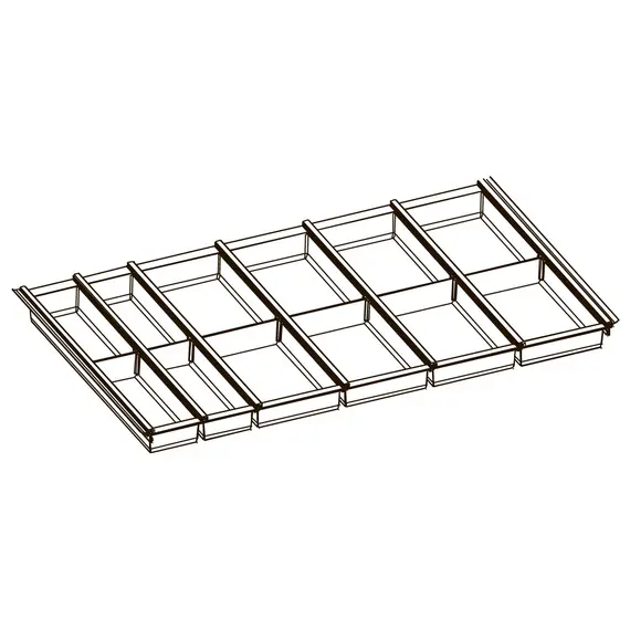 Лоток в ящик 1000 мм графит Cuisio Ninka арт.2259.99.40712