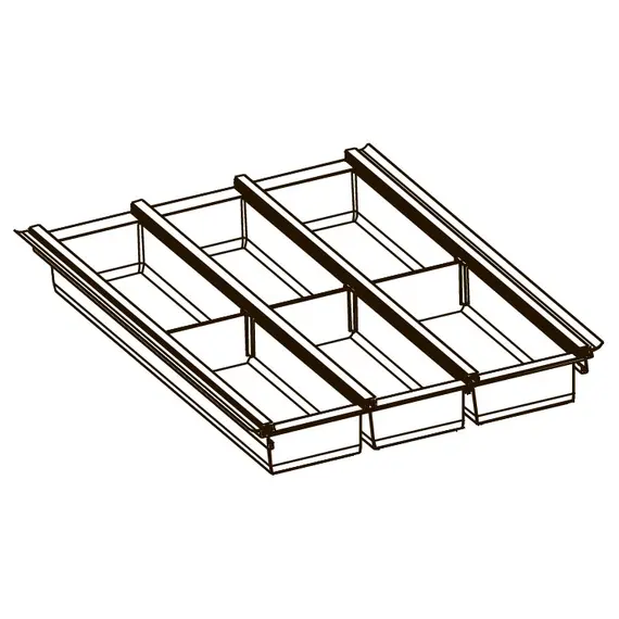 Лоток в ящик 400 мм черный Cuisio Ninka арт.2251.99.40571