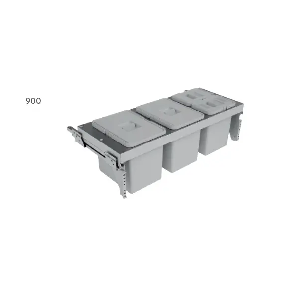 Органайзер нижний под мойку выдвижной, 42 л, шкаф 900мм арт.700B.SIGE.900