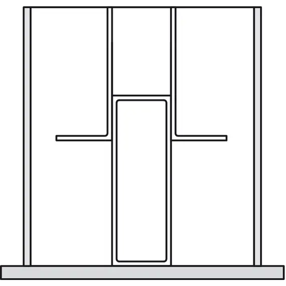 Разделители + коврик для ящика от 400 мм Connect Ninka арт.2298.05.50650 - 1